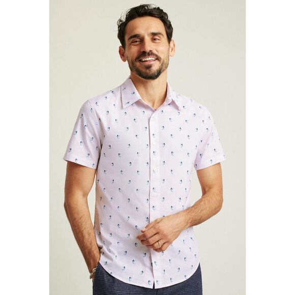 Bonobos Riviera Short Sleeve Men's Shirt Button-Up Print Standard Fit XXL 282862 - Picture 1 of 5